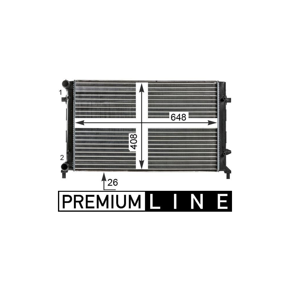 K&uuml;hler, Motork&uuml;hlung MAHLE CR 30 000P BEHR *** PREMIUM LINE *** f&uuml;r AUDI SEAT VW