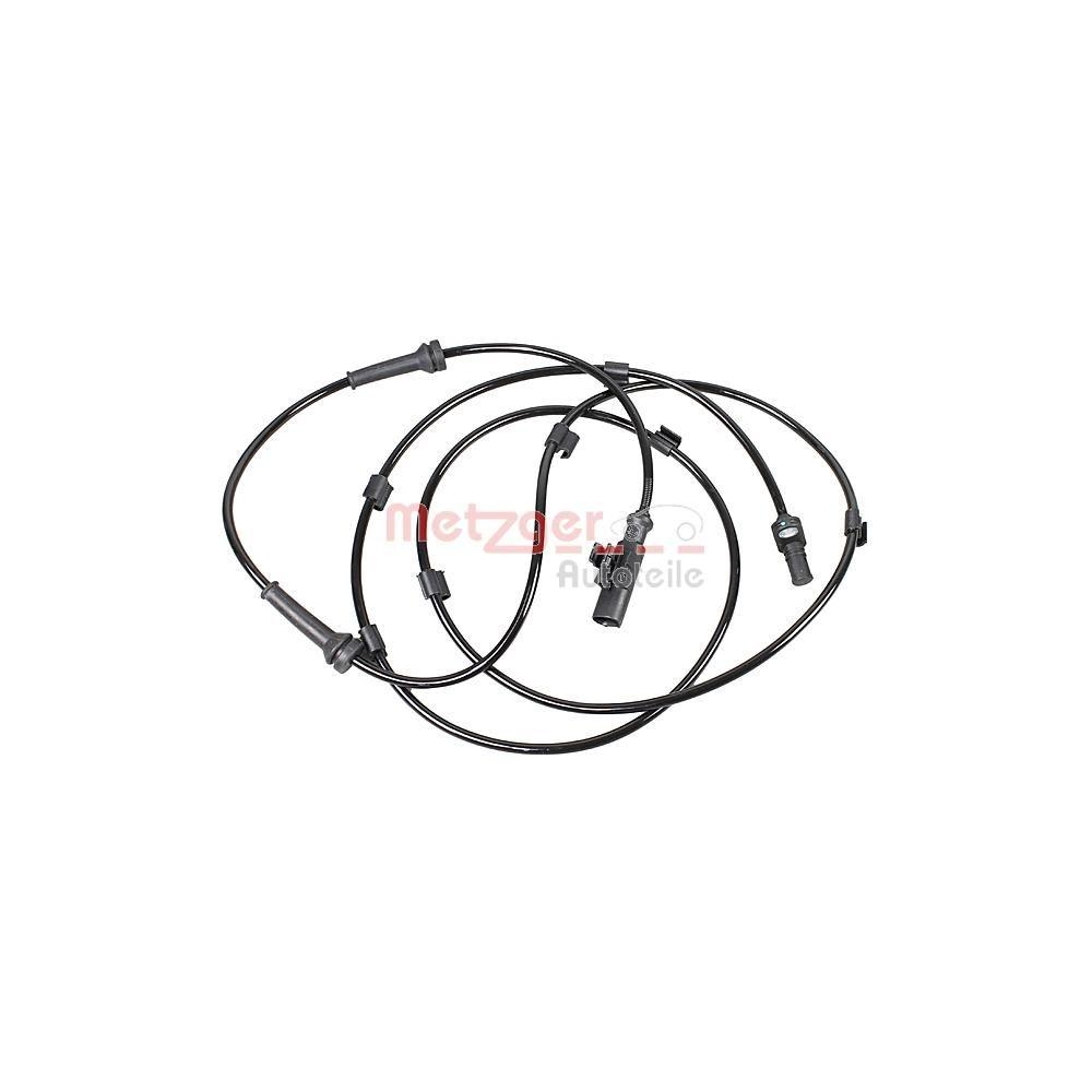 Sensor, Raddrehzahl METZGER 09001232 GREENPARTS f&uuml;r SMART, Hinterachse rechts