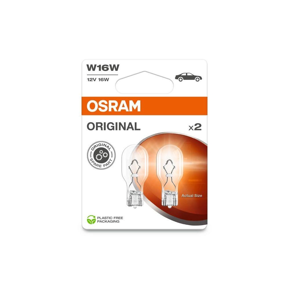 Glühlampe, Blinkleuchte ams-OSRAM 921-2BL ORIGINAL für, Außenspiegel, Stoßfänger