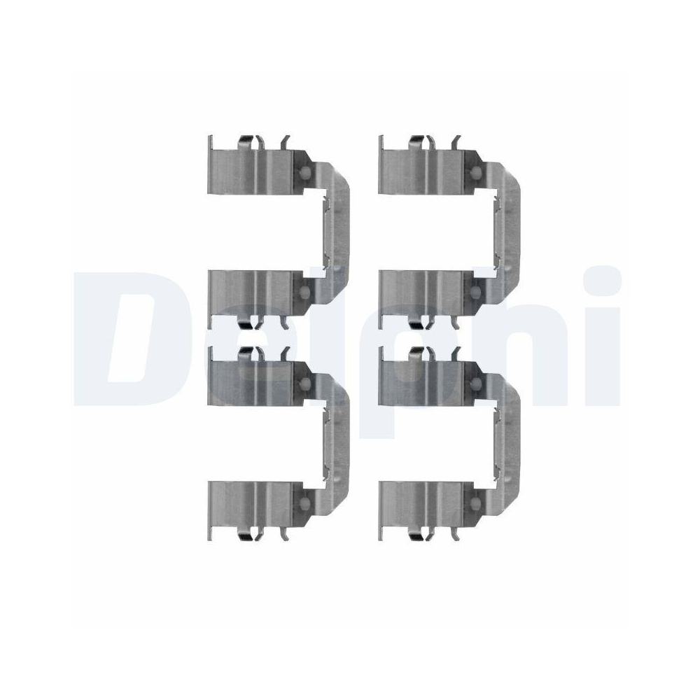 DELPHI LX0510 Zubeh&ouml;rsatz, Scheibenbremsbelag f&uuml;r HYUNDAI, Vorderachse