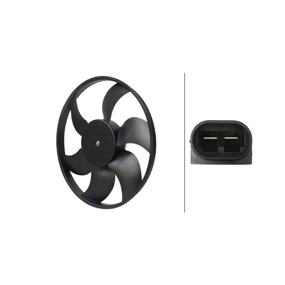 HELLA Lüfter, Motorkühlung 8EW 366 420-241 für RENAULT