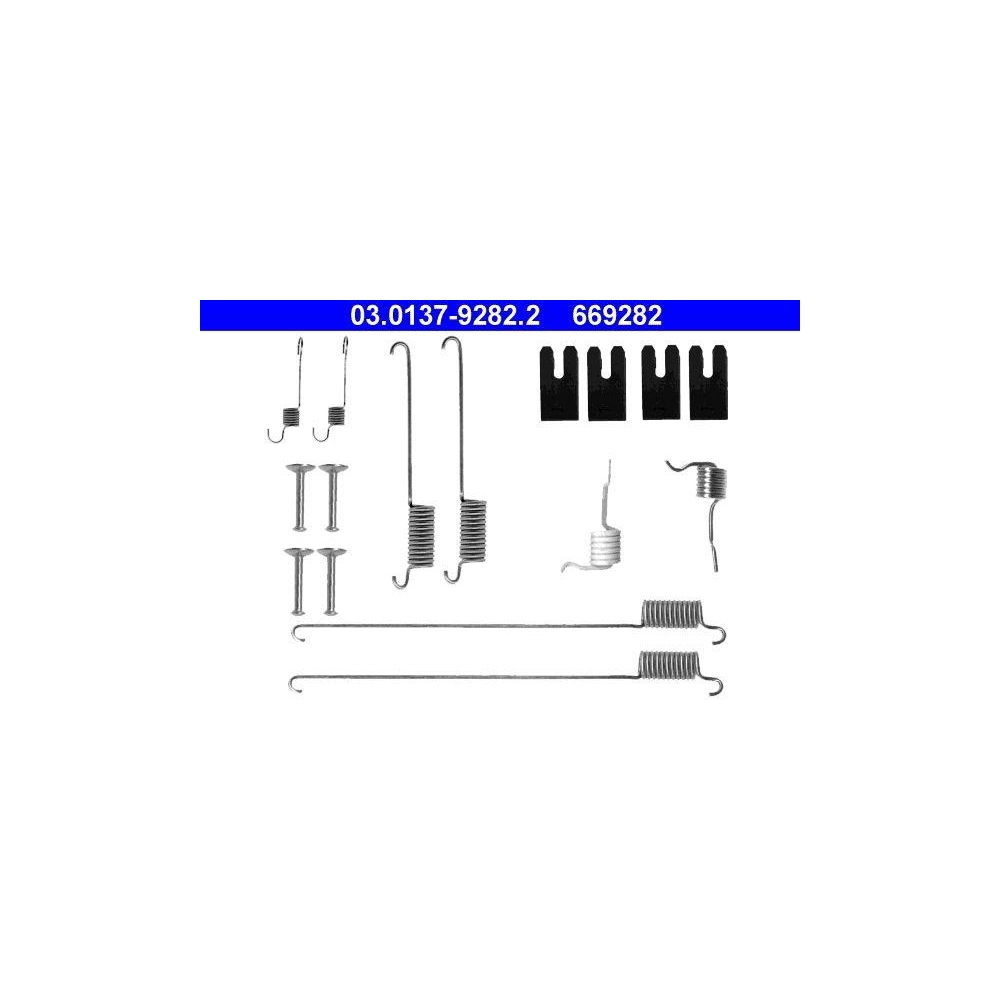 Zubeh&ouml;rsatz, Bremsbacken ATE 03.0137-9282.2 f&uuml;r LAND ROVER, Hinterachse