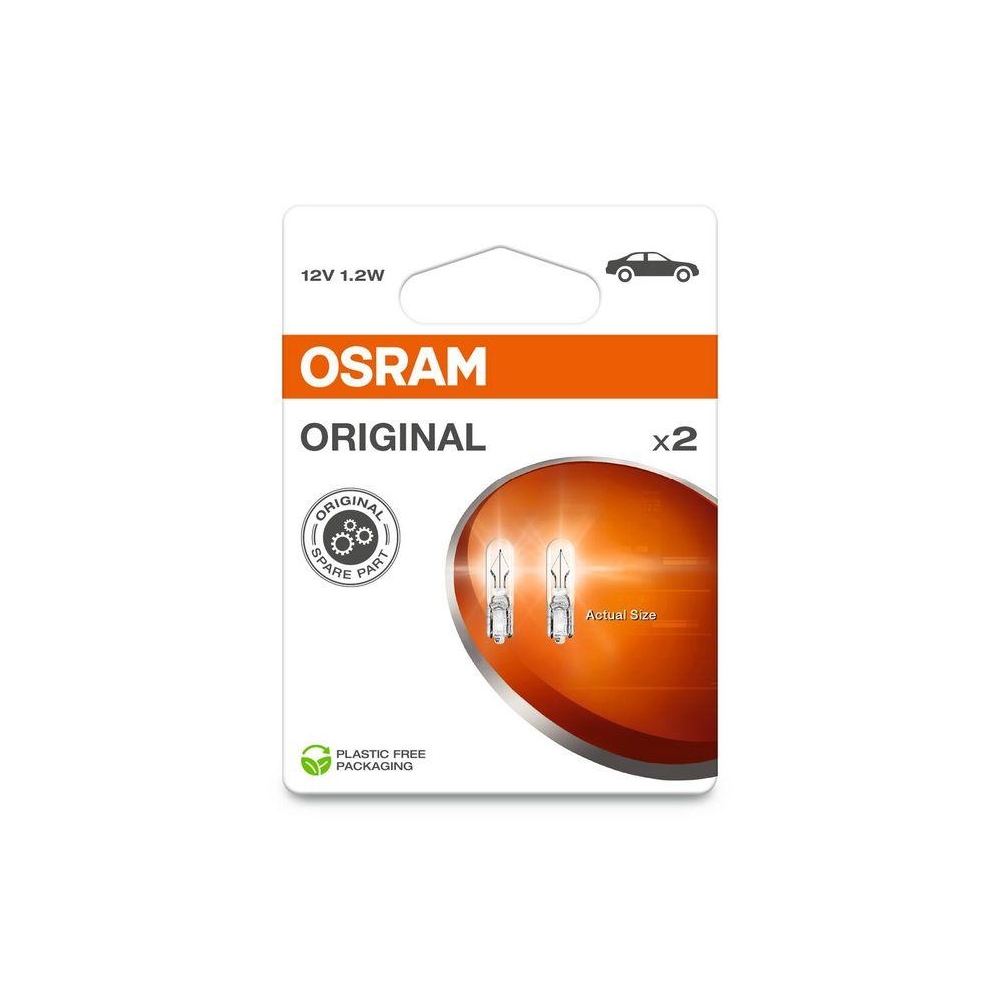 Glühlampe, Handschuhfachleuchte ams-OSRAM 2721-2BL ORIGINAL für
