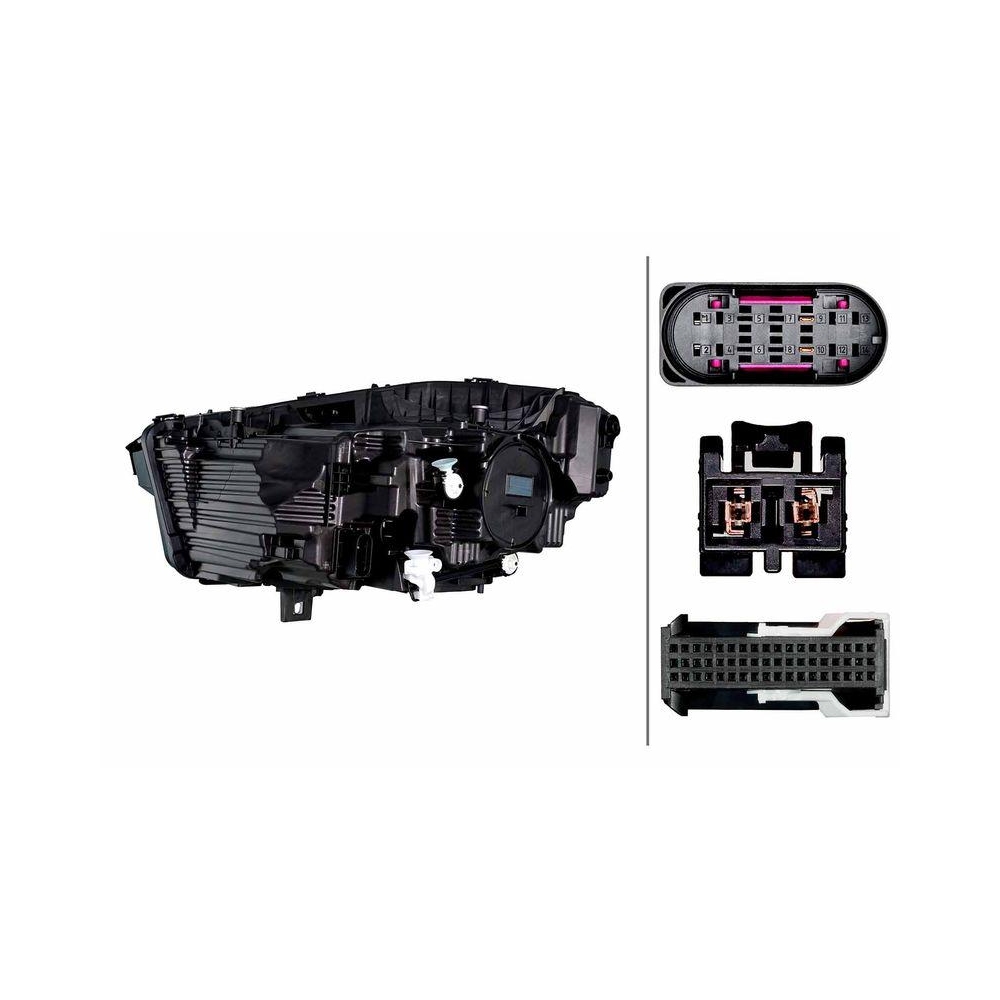 HELLA Hauptscheinwerfer 1EX 015 568-121 f&uuml;r MERCEDES-BENZ, rechts