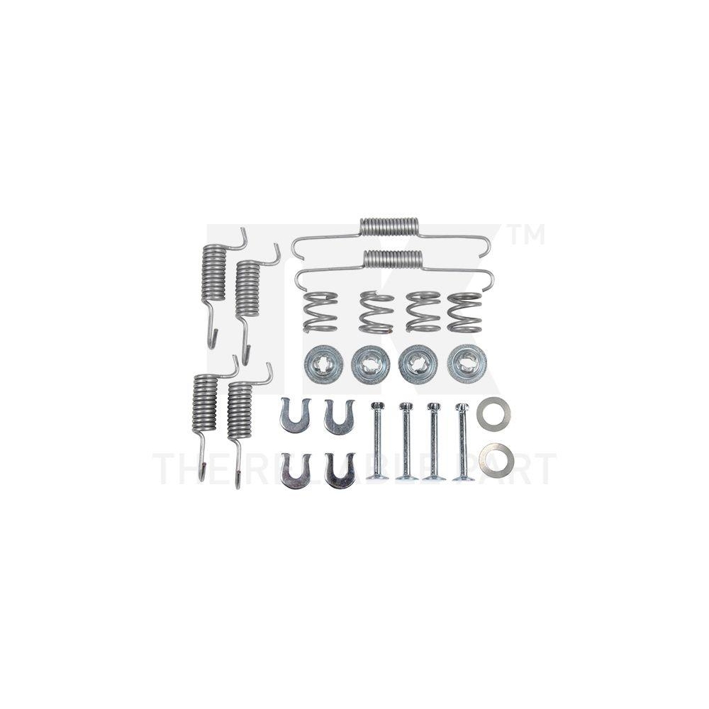 Zubehörsatz, Feststellbremsbacken NK 7930788 für MITSUBISHI, Hinterachse