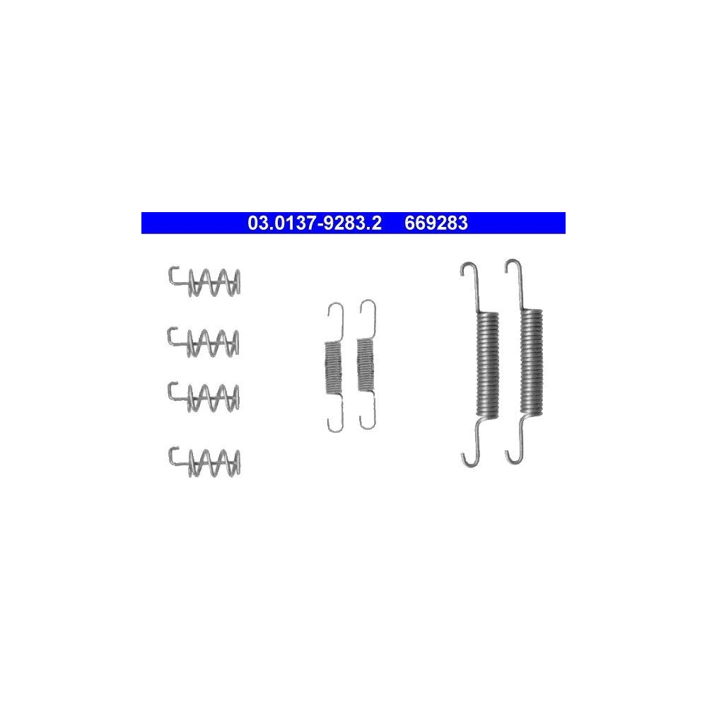 Zubeh&ouml;rsatz, Feststellbremsbacken ATE 03.0137-9283.2 f&uuml;r, Hinterachse