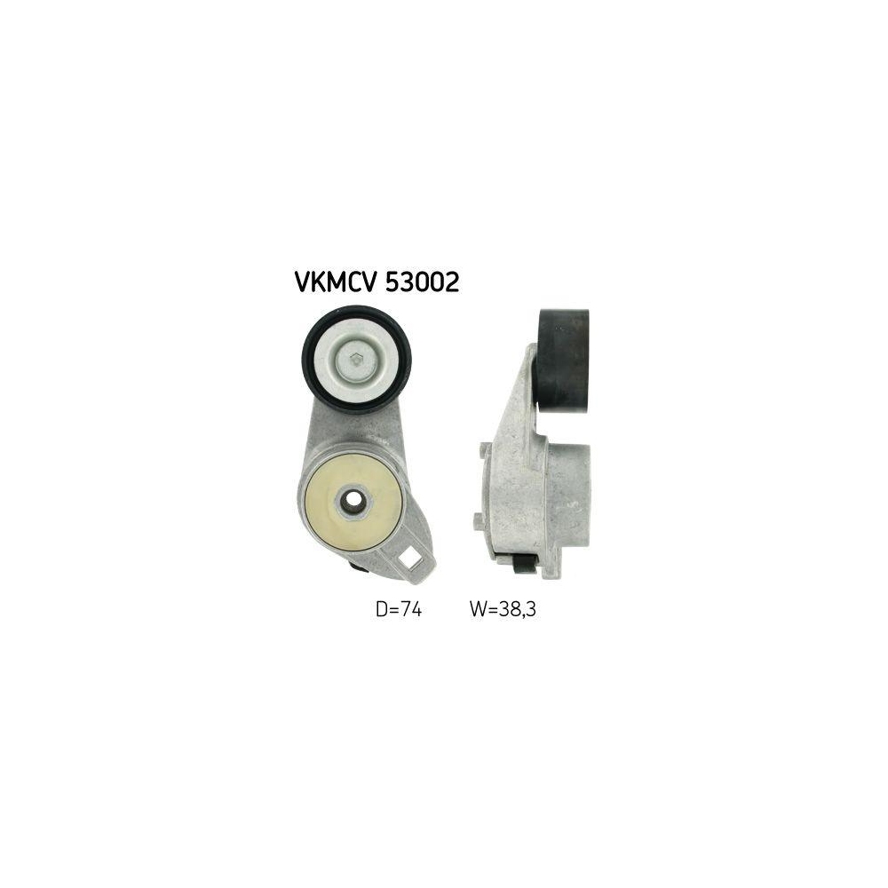 Riemenspanner, Keilrippenriemen SKF VKMCV 53002 f&uuml;r RENAULT VOLVO
