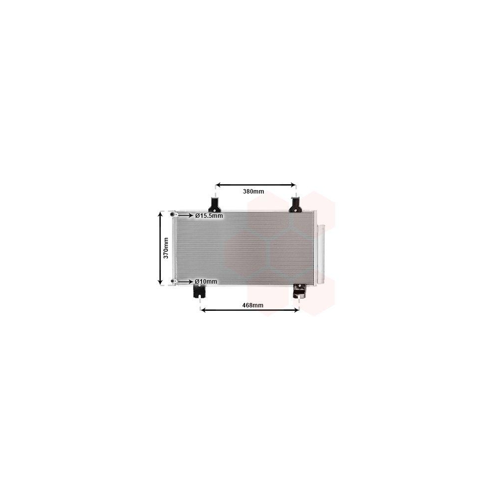 Kondensator, Klimaanlage VAN WEZEL 25005247 für HONDA