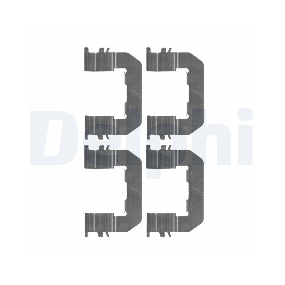 DELPHI LX0514 Zubeh&ouml;rsatz, Scheibenbremsbelag f&uuml;r, Vorderachse