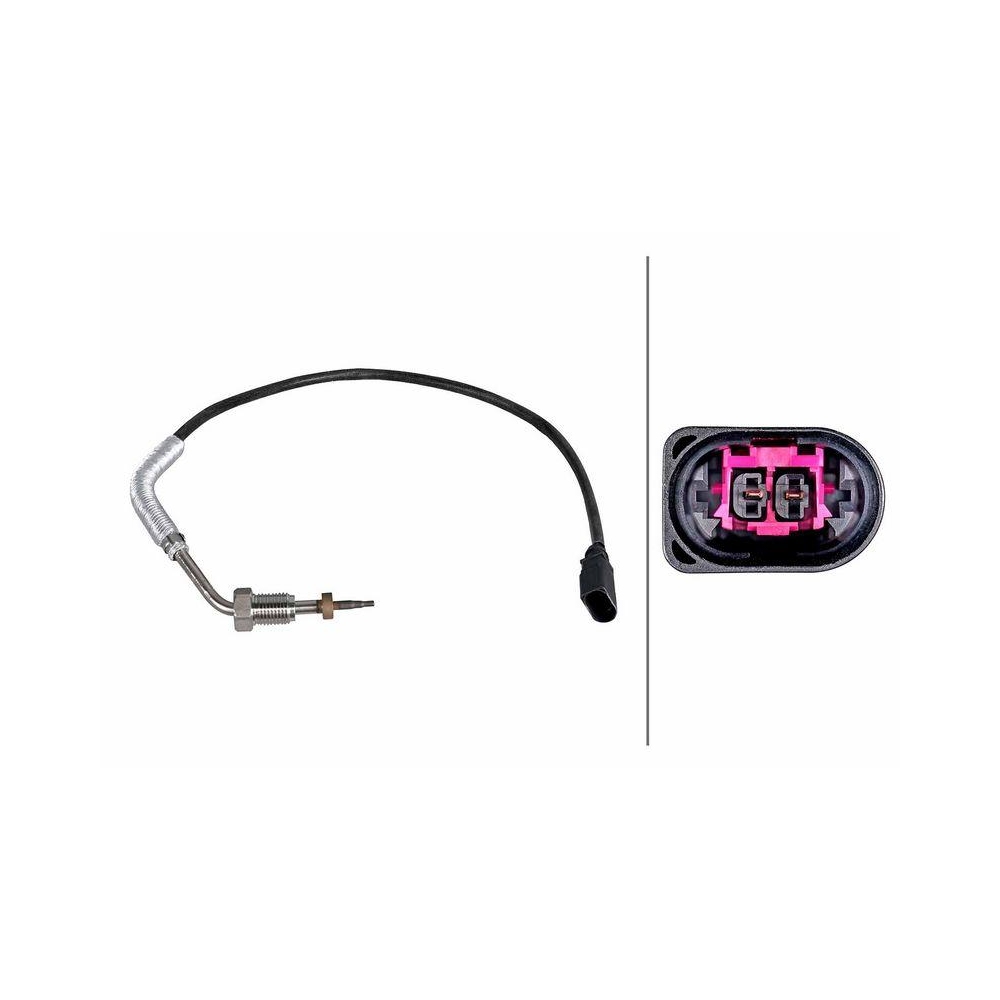 HELLA Sensor, Abgastemperatur 6PT 358 226-441 f&uuml;r AUDI SEAT SKODA VW