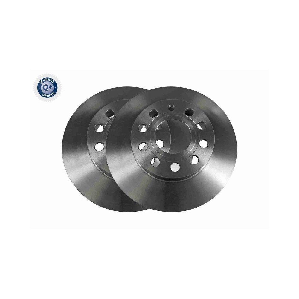 VAICO V10-40070 2 St&uuml;ck Bremsscheiben Q+, Erstausr&uuml;sterqualit&auml;t f&uuml;r AUDI SEAT SKODA VW
