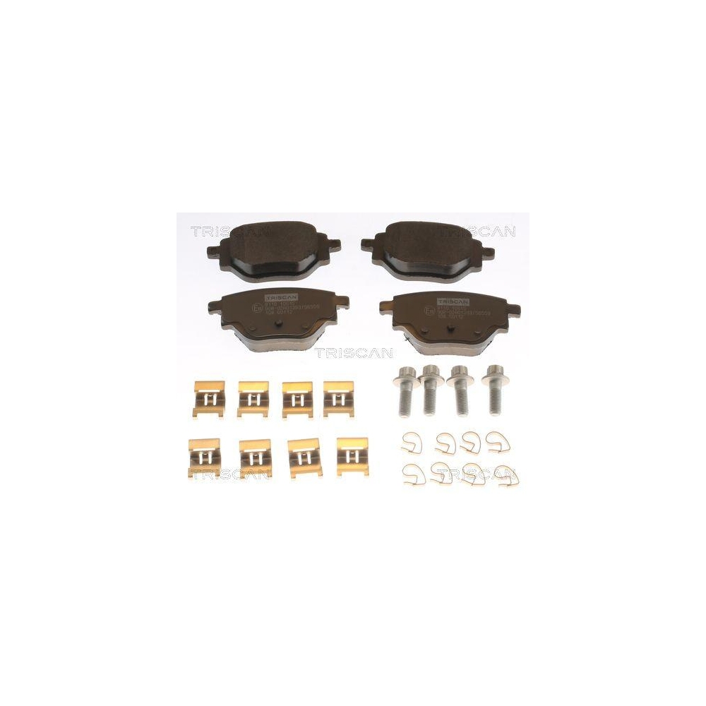 Bremsbelagsatz, Scheibenbremse TRISCAN 8110 10615 f&uuml;r CITRO&Euml;N OPEL PEUGEOT