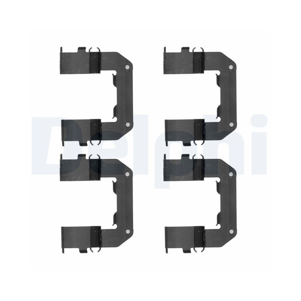 DELPHI LX0515 Zubeh&ouml;rsatz, Scheibenbremsbelag f&uuml;r, Vorderachse