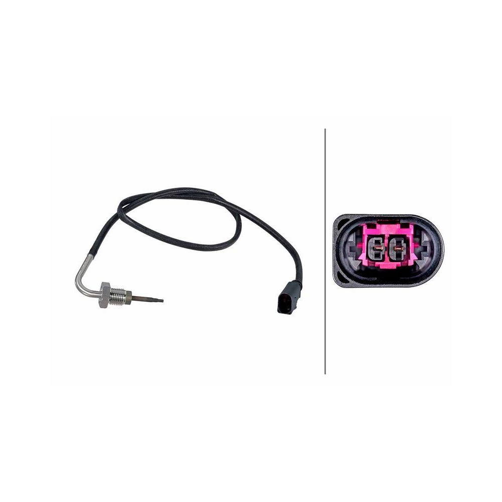 HELLA Sensor, Abgastemperatur 6PT 358 226-451 f&uuml;r AUDI SEAT SKODA VW