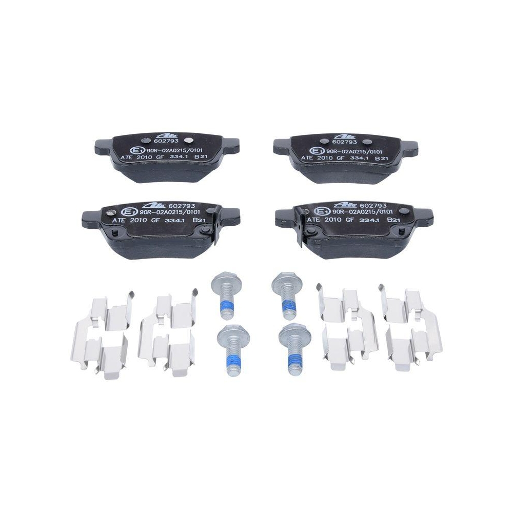 Bremsbelagsatz, Scheibenbremse ATE 13.0460-2793.2 f&uuml;r FIAT OPEL VAUXHALL