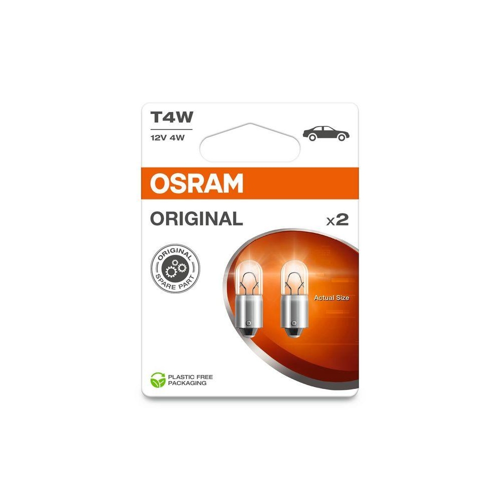 Gl&uuml;hlampe, Blinkleuchte ams-OSRAM 3893-2BL ORIGINAL f&uuml;r, seitlicher Einbau
