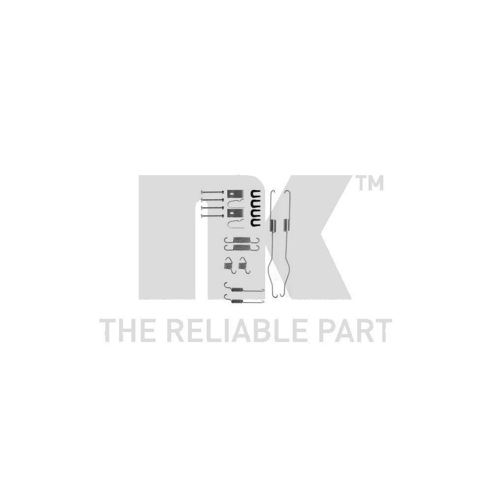 Zubeh&ouml;rsatz, Bremsbacken NK 7951694 f&uuml;r DAIHATSU, Hinterachse