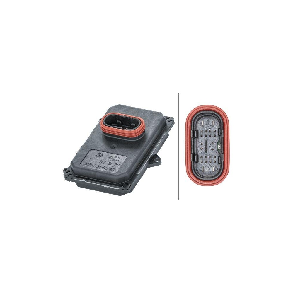 Steuerger&auml;t, Hauptscheinwerfer HELLA 5DF 010 114-741 f&uuml;r PORSCHE, beidseitig