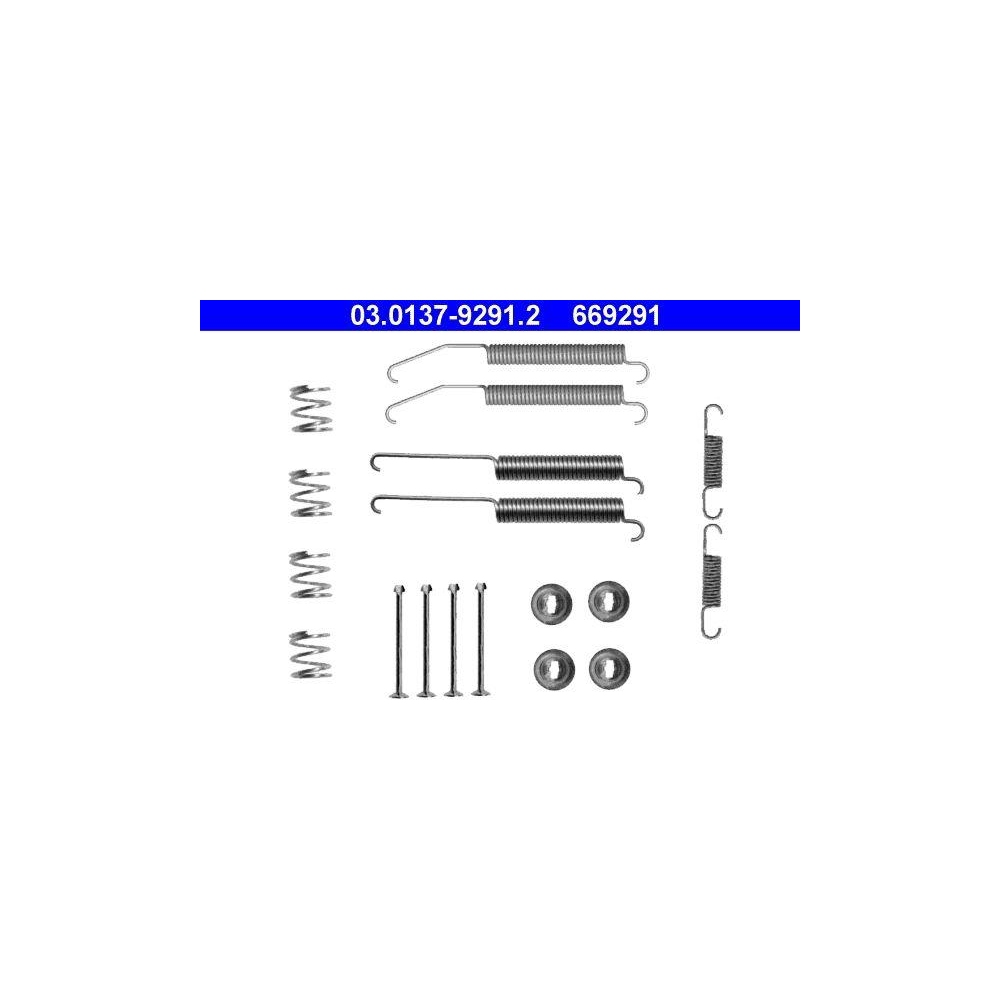 Zubeh&ouml;rsatz, Bremsbacken ATE 03.0137-9291.2 f&uuml;r, Hinterachse