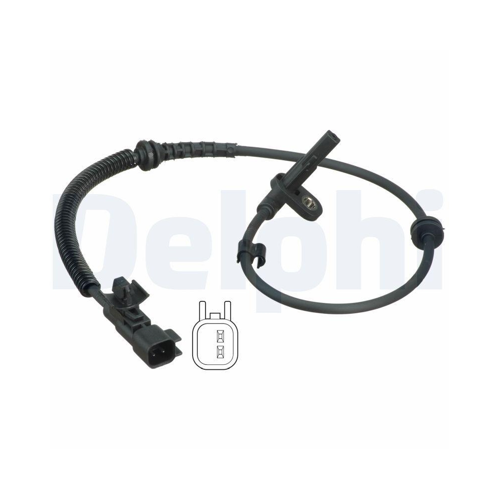 DELPHI SS20362 Sensor, Raddrehzahl f&uuml;r CHEVROLET GENERAL MOTORS, Hinterachse