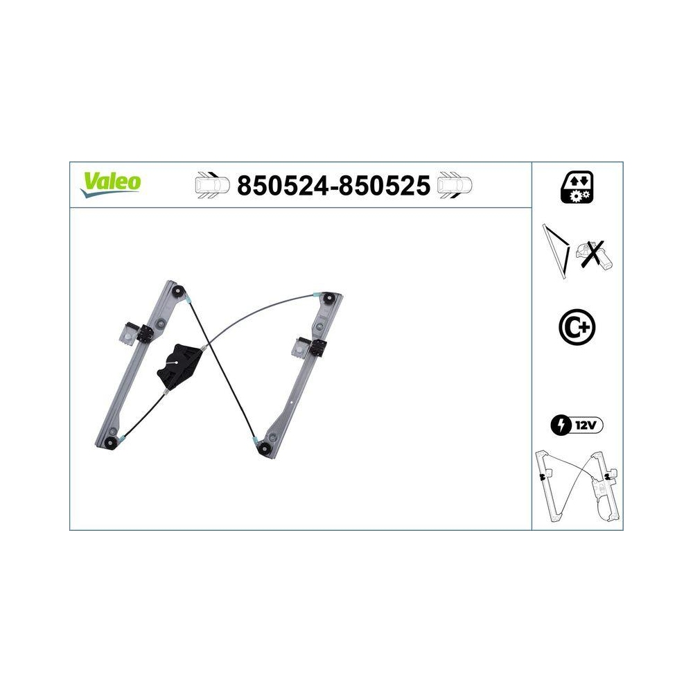 Fensterheber VALEO 850524 für VW, vorne links
