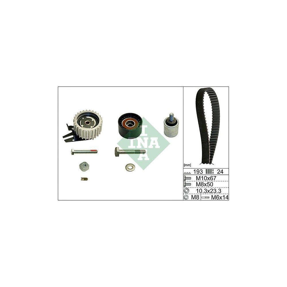 Zahnriemensatz INA 530 0619 10 f&uuml;r OPEL SAAB VAUXHALL GENERAL MOTORS