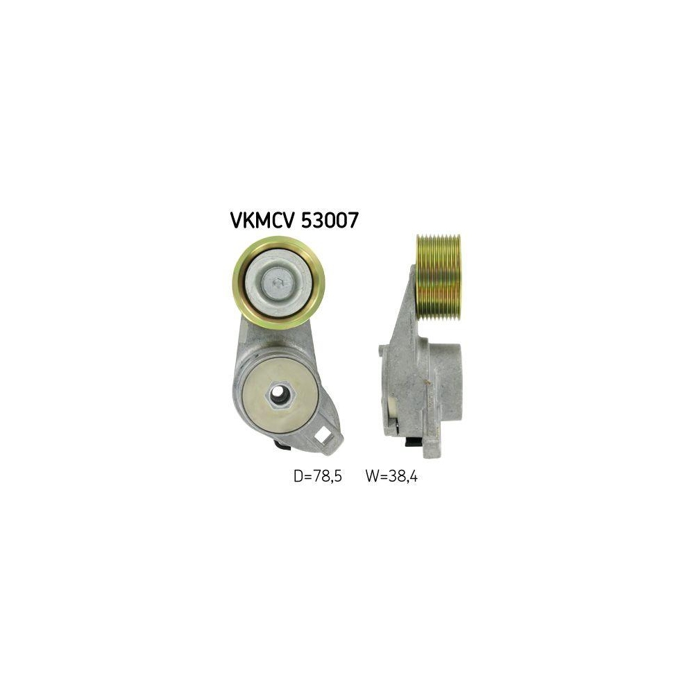 Riemenspanner, Keilrippenriemen SKF VKMCV 53007 für VOLVO, rechts