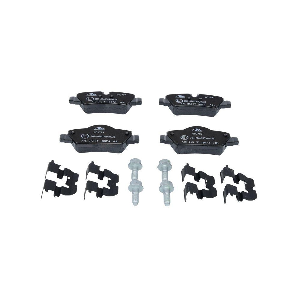 Bremsbelagsatz, Scheibenbremse ATE 13.0460-2797.2 für MINI, Hinterachse