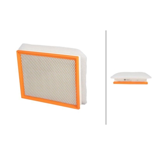 HELLA 8ZA 366 132-131 Luftfilter f&uuml;r OPEL GENERAL MOTORS