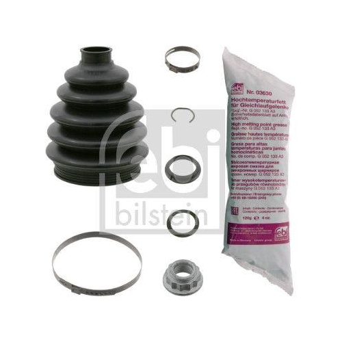 FEBI BILSTEIN Faltenbalgsatz, Antriebswelle 08026 f&uuml;r AUDI SEAT VW, Vorderachse