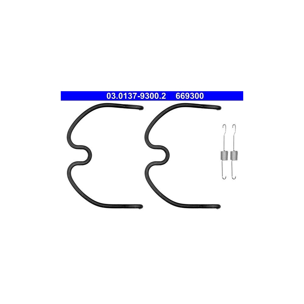 Zubeh&ouml;rsatz, Bremsbacken ATE 03.0137-9300.2 f&uuml;r, Hinterachse