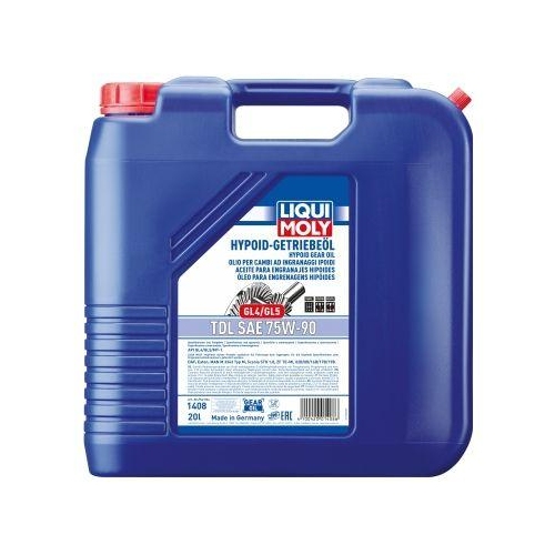 Getriebe&ouml;l LIQUI MOLY 1408 Hypoid-Getriebe&ouml;l (GL4/5) TDL SAE 75W-90 f&uuml;r