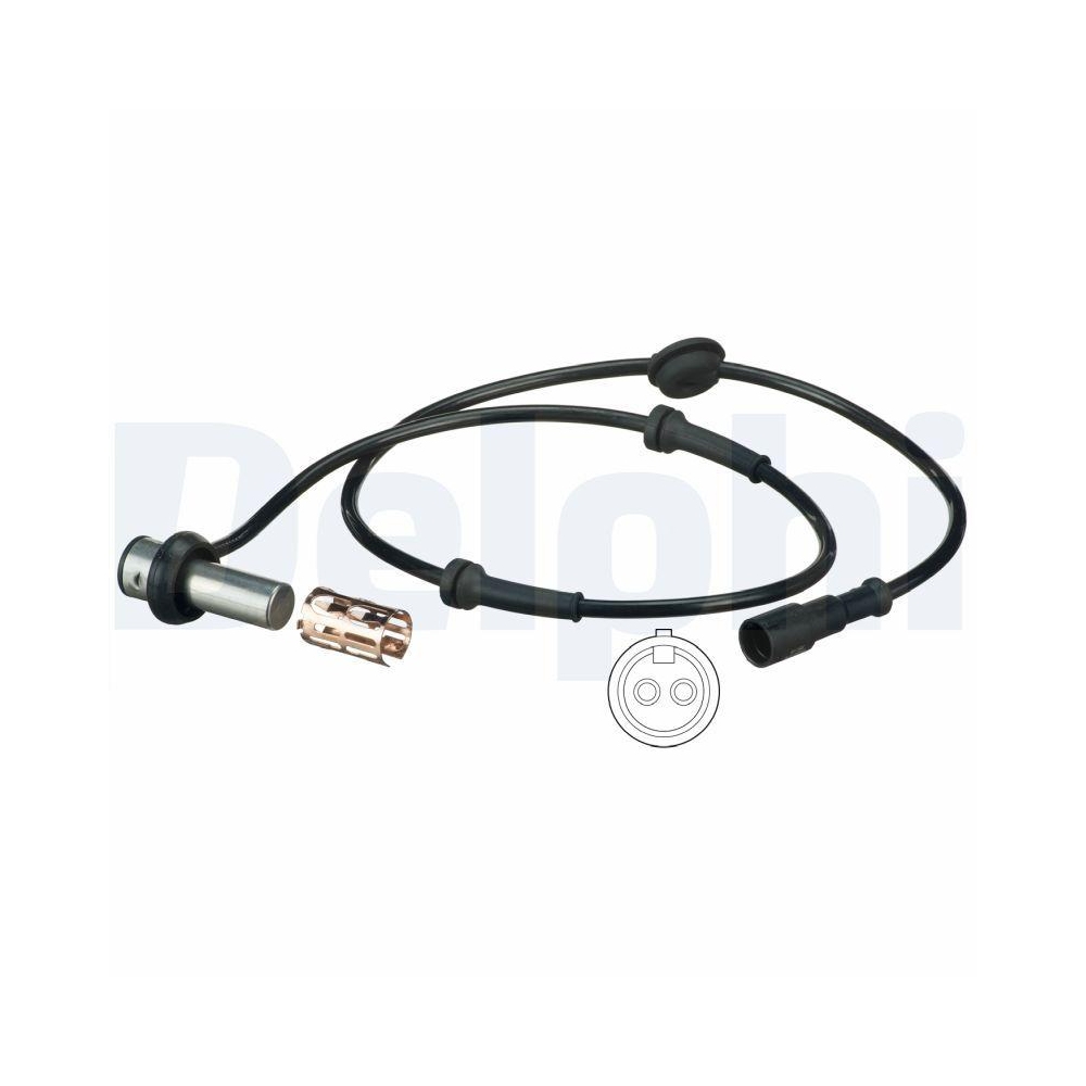 DELPHI SS20370 Sensor, Raddrehzahl f&uuml;r LAND ROVER, Vorderachse