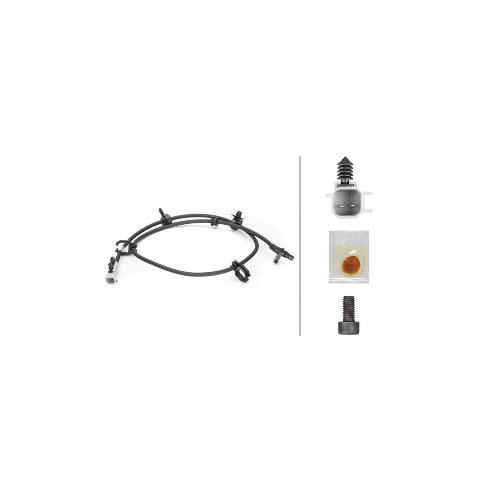 HELLA Sensor, Raddrehzahl 6PU 230 040-271 f&uuml;r CHRYSLER, Hinterachse