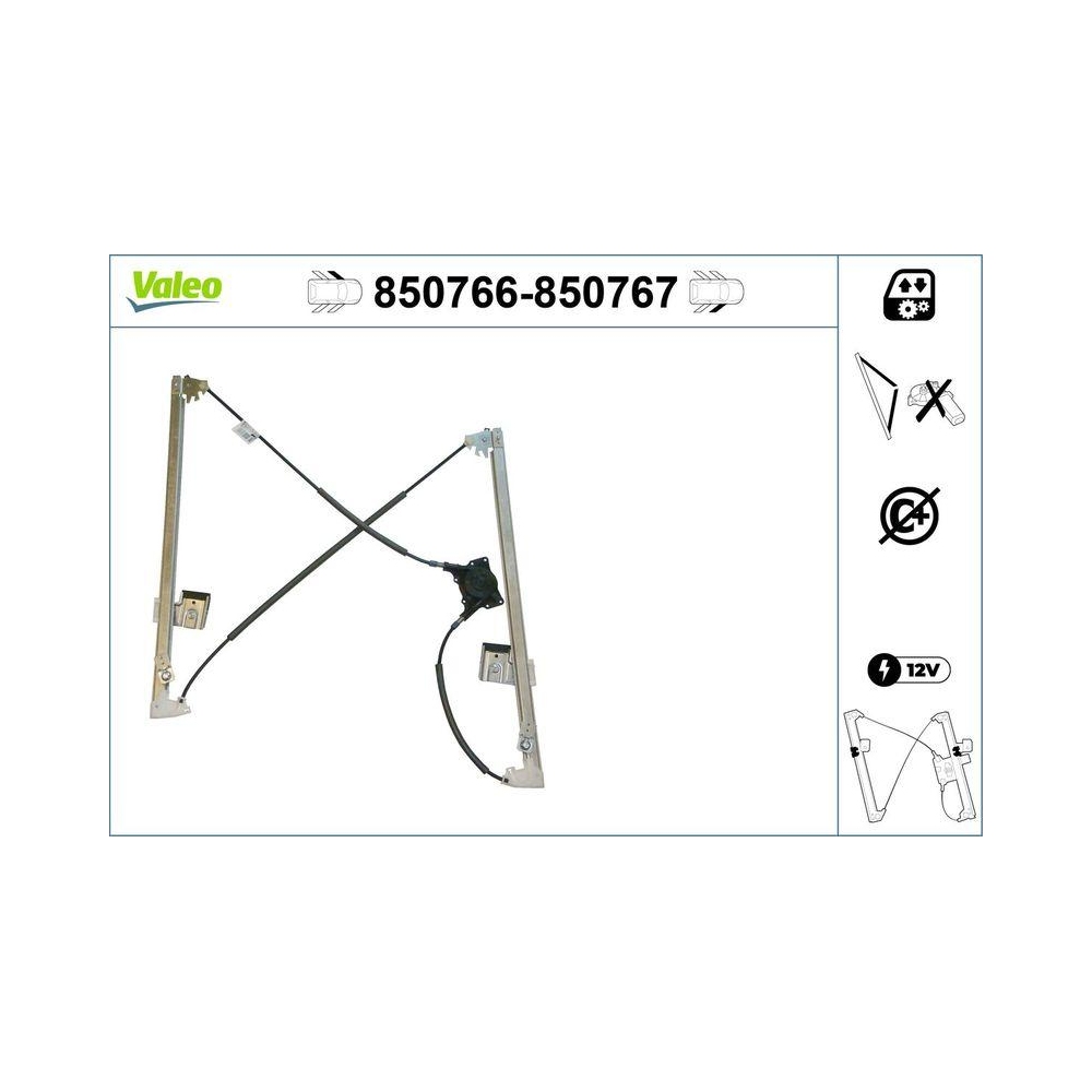 Fensterheber VALEO 850766 f&uuml;r MERCEDES-BENZ, vorne links