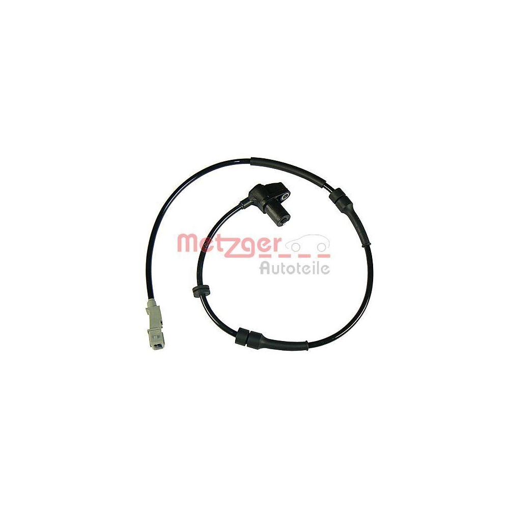 Sensor, Raddrehzahl METZGER 0900804 f&uuml;r FIAT CITRO&Euml;N/PEUGEOT, Vorderachse