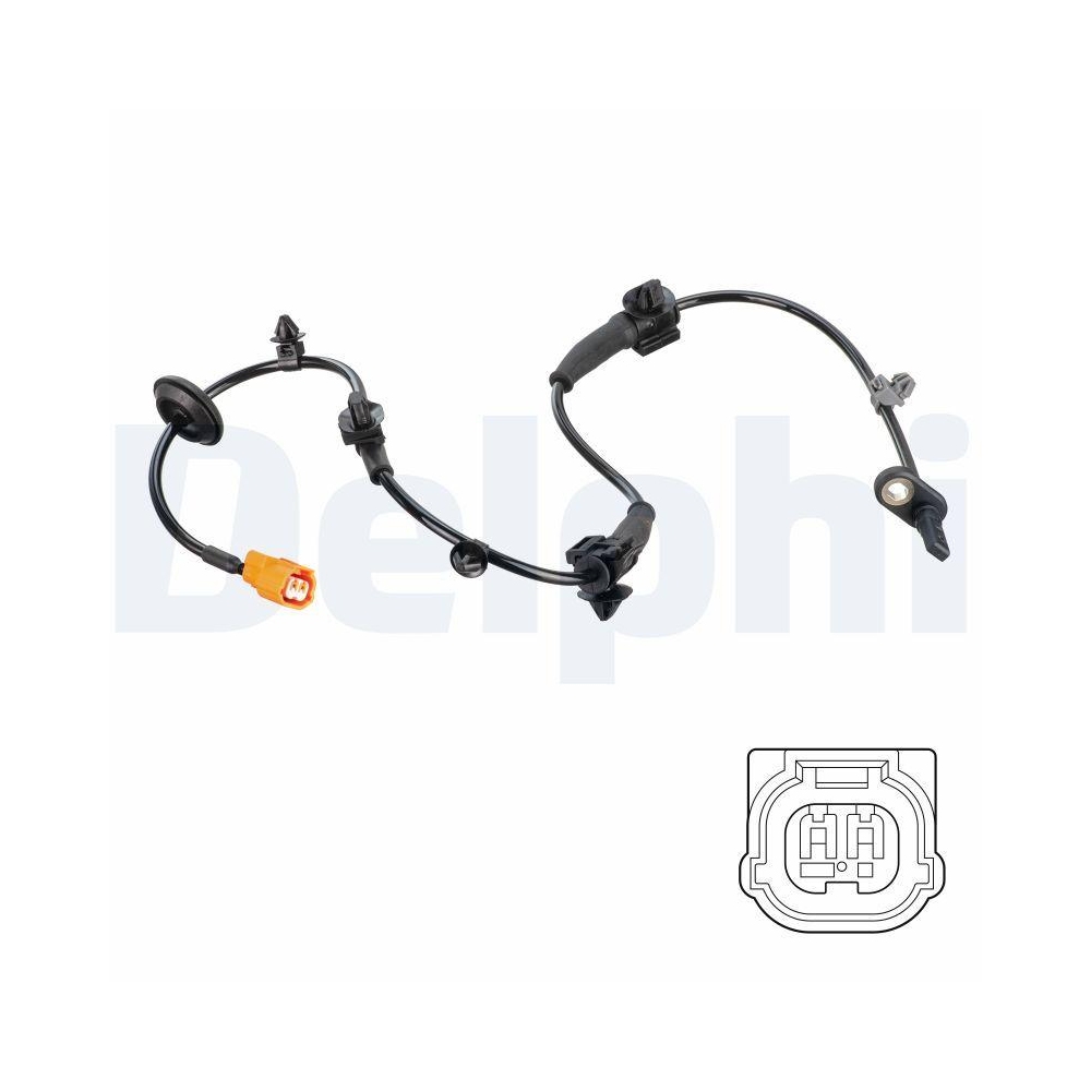DELPHI SS20782 Sensor, Raddrehzahl f&uuml;r HONDA, Vorderachse links