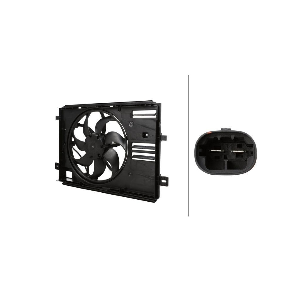 HELLA Lüfter, Motorkühlung 8EW 366 420-361 für CITROËN FIAT OPEL PEUGEOT DS