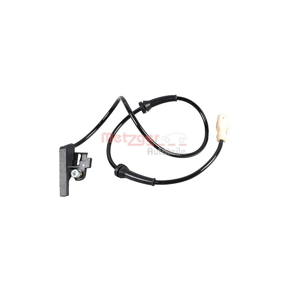 Sensor, Raddrehzahl METZGER 09001246 f&uuml;r CITRO&Euml;N PEUGEOT, Hinterachse