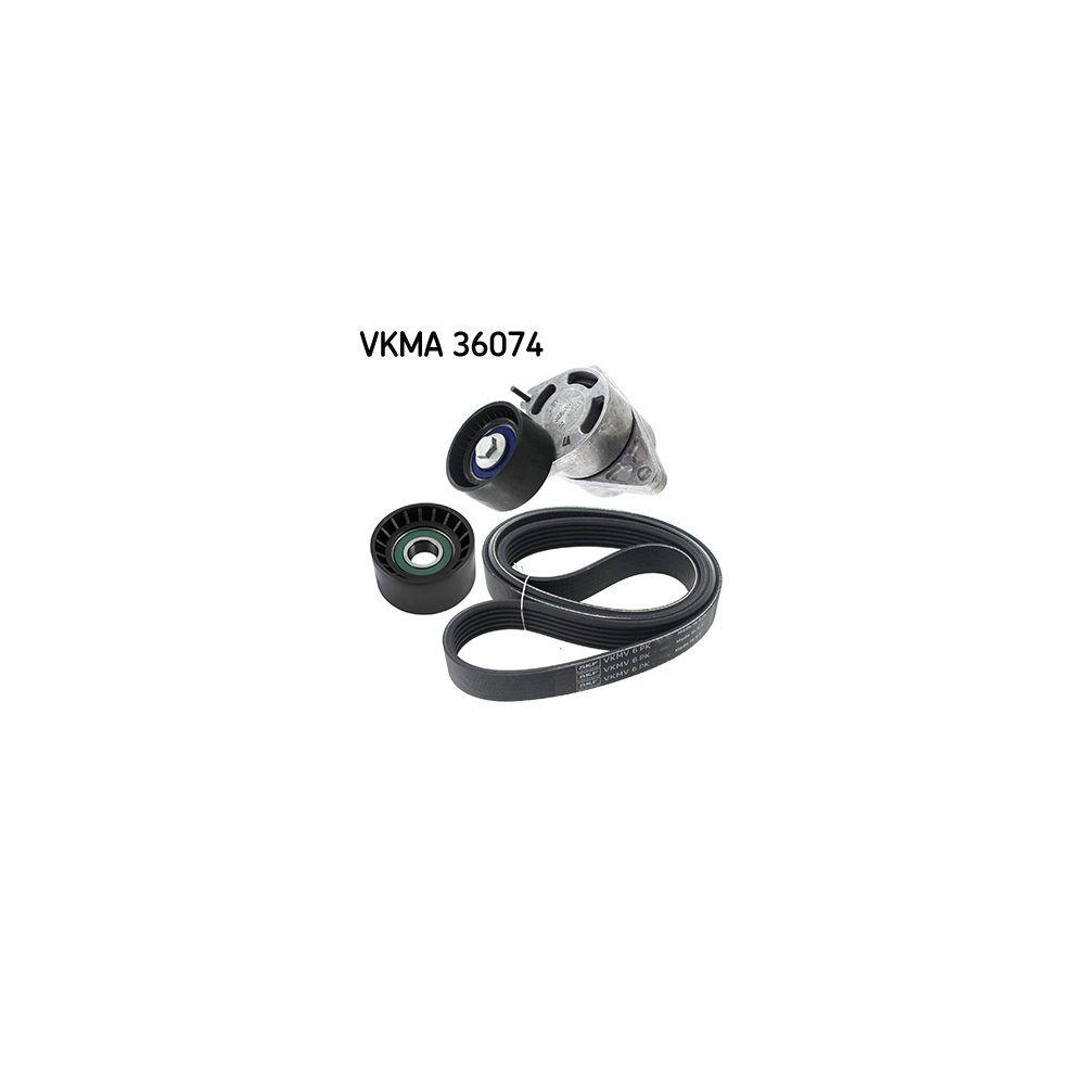 Keilrippenriemensatz SKF VKMA 36074 f&uuml;r NISSAN OPEL RENAULT VAUXHALL CHEVROLET