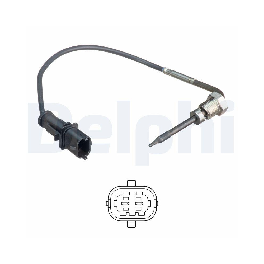 DELPHI TS30239 Sensor, Abgastemperatur f&uuml;r FIAT