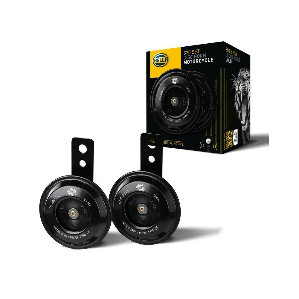 HELLA Horn 3AL 012 588-011 für BMW HONDA SUZUKI TRIUMPH PIAGGIO YAMAHA KAWASAKI