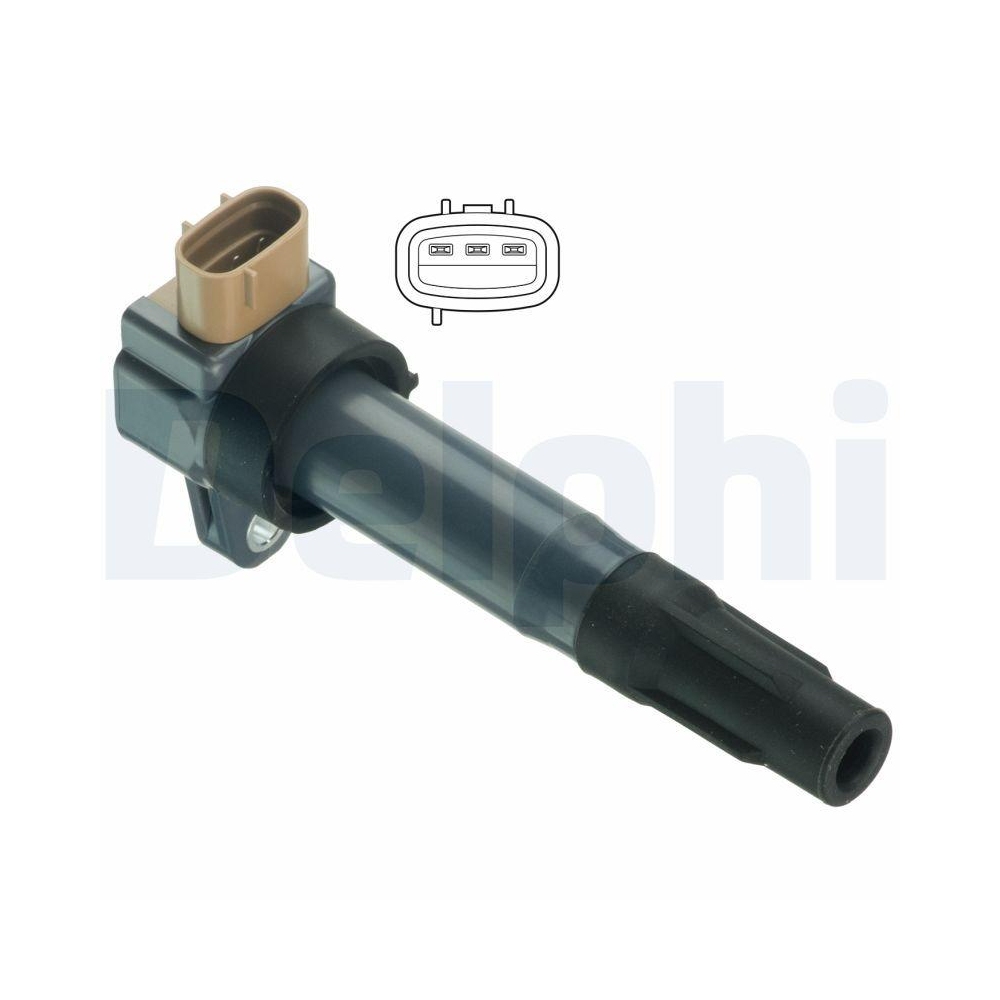 DELPHI GN10615-12B1 Z&uuml;ndspule f&uuml;r NISSAN SUZUKI, f&uuml;r Zylinder 1, f&uuml;r Zylinder 4