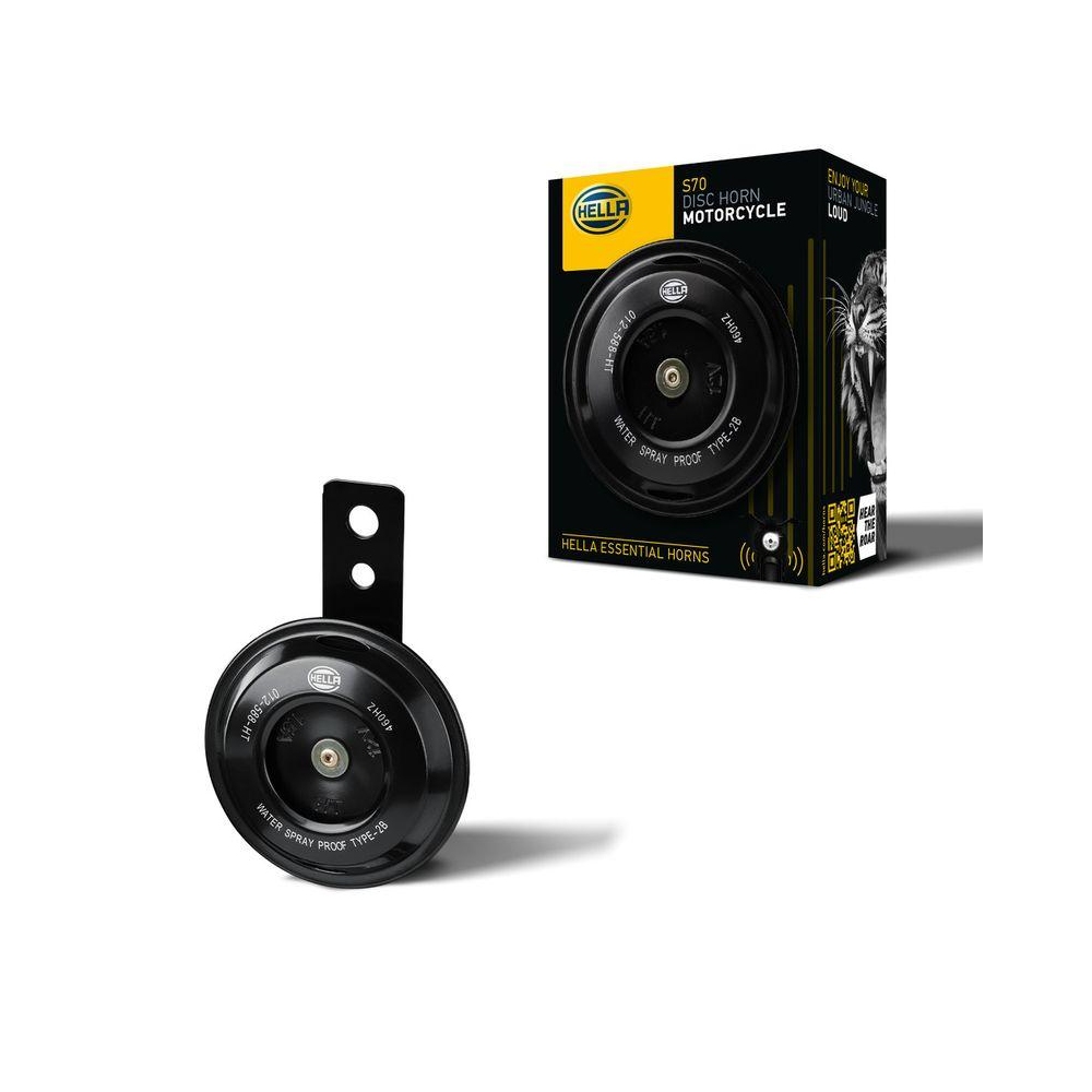 HELLA Horn 3AL 012 588-061 für BMW HONDA SUZUKI TRIUMPH PIAGGIO YAMAHA KAWASAKI