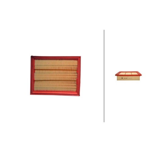 HELLA 8ZA 366 132-821 Luftfilter f&uuml;r CITRO&Euml;N VW VAG