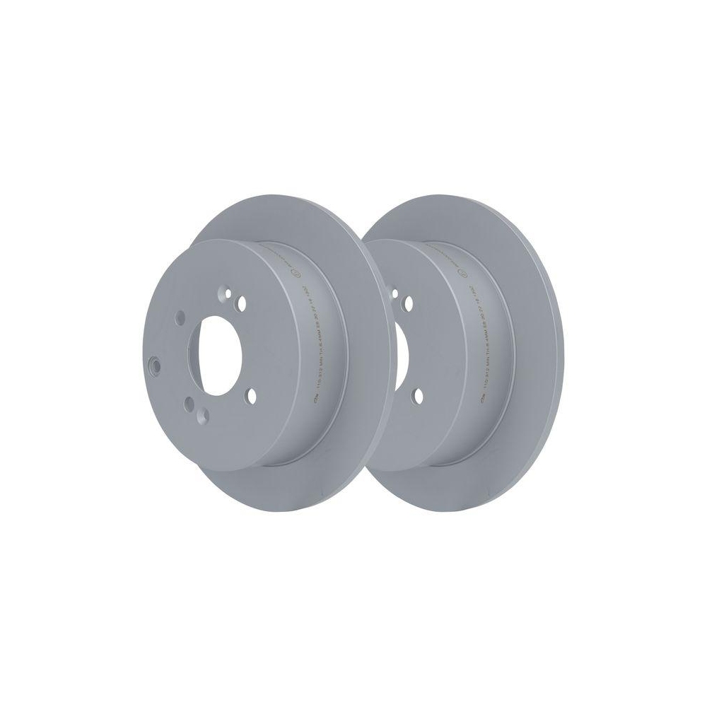 Bremsscheibe ATE 24.0110-0312.1 f&uuml;r HYUNDAI KIA, Hinterachse