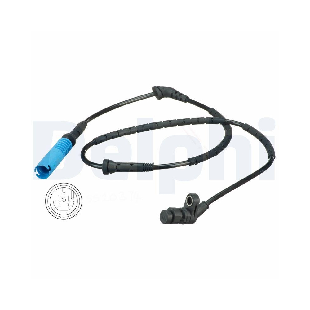 DELPHI SS20374 Sensor, Raddrehzahl f&uuml;r LAND ROVER, Vorderachse