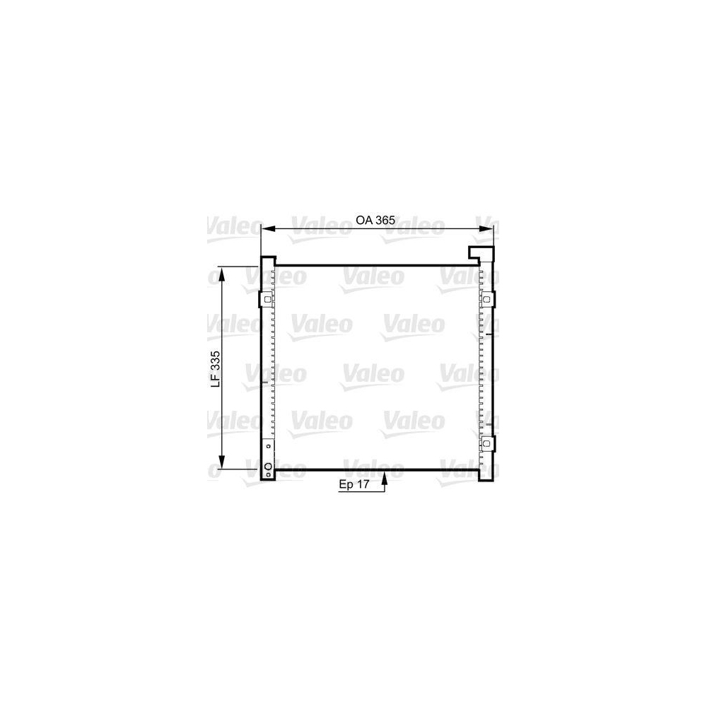 Kondensator, Klimaanlage VALEO 814326 für HONDA