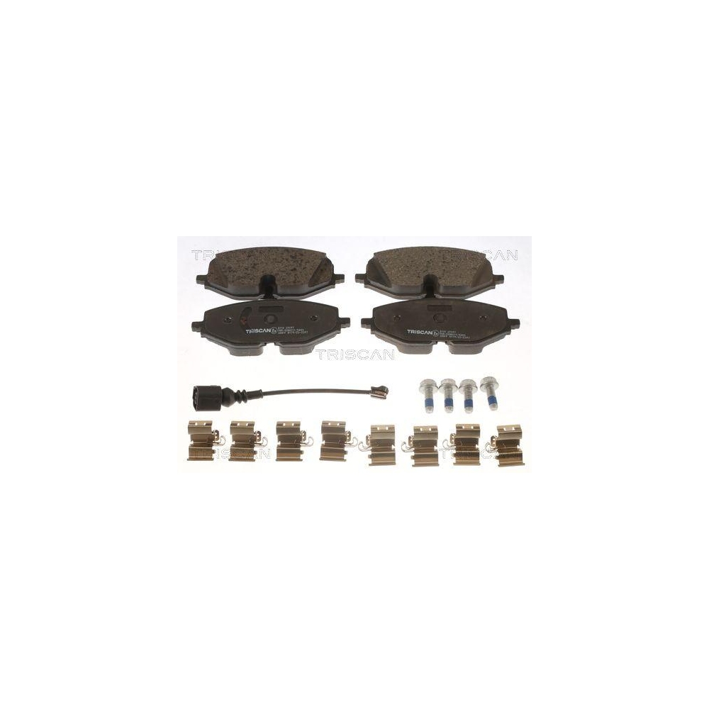 Bremsbelagsatz, Scheibenbremse TRISCAN 8110 29197 f&uuml;r AUDI SEAT SKODA VW