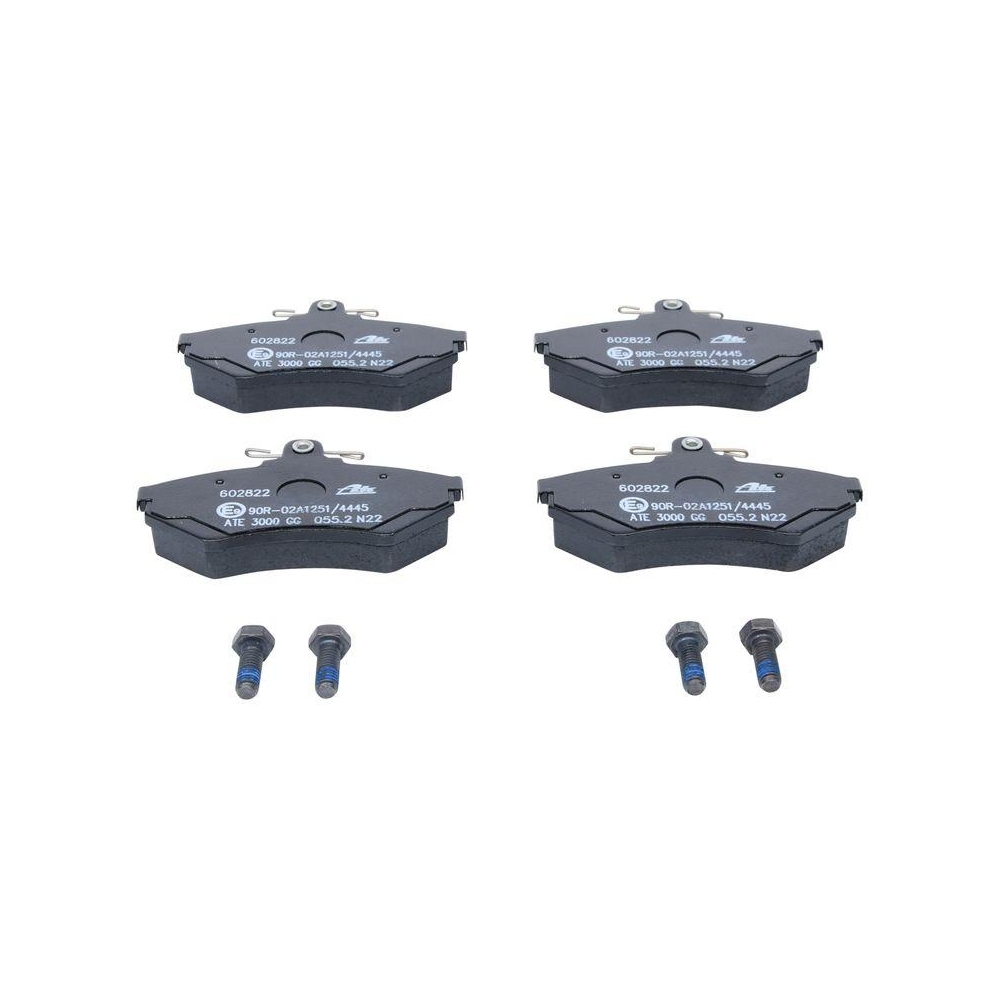 Bremsbelagsatz, Scheibenbremse ATE 13.0460-2822.2 f&uuml;r VAG, Vorderachse